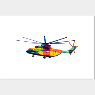 Mil Mi-24 Air Attack Helicopter Posters and Art